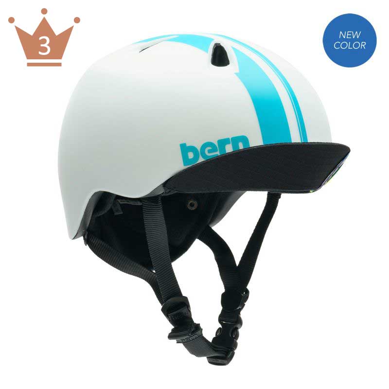 NINO ： MATTE WHITE RACING STRIPE