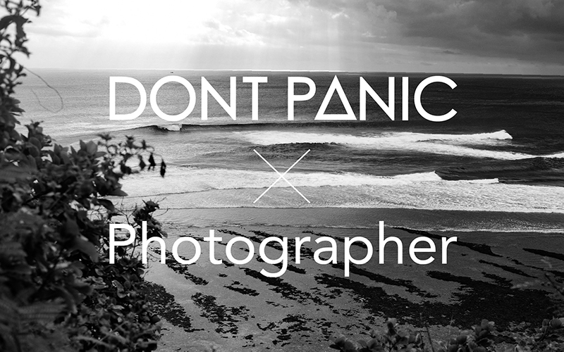 著名な写真家たちとDONT PANICの コラボレーションTシャツ